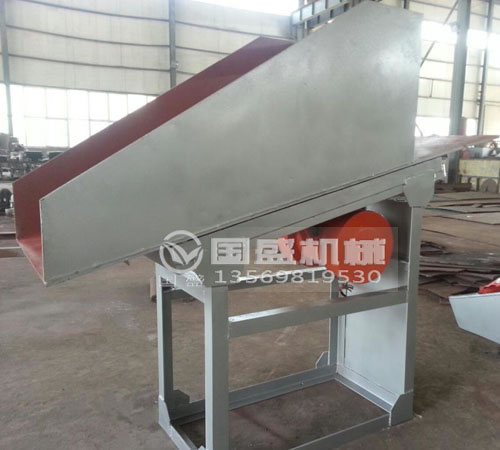 單臺板振動(dòng)放礦機速度